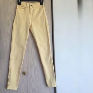 NWT American Apparel lemon jeans